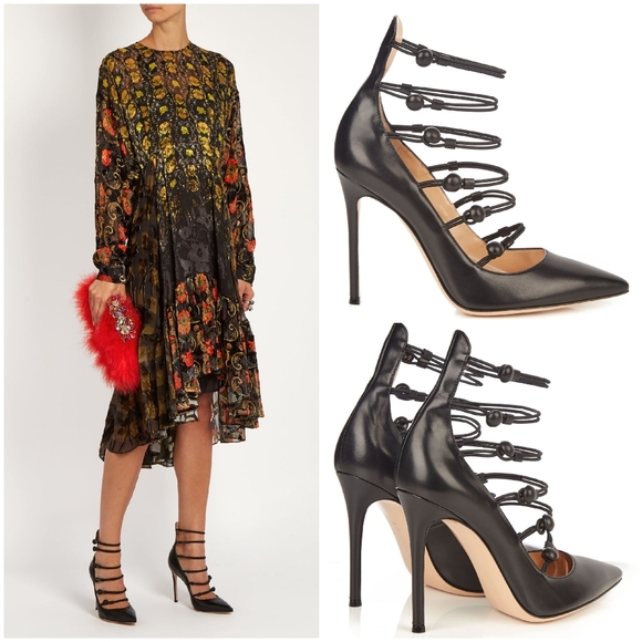 Gianvito Rossi Marquis Black Pumps Size 